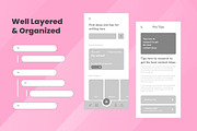 Writer Article Wireframe Apps, a Wireframe Template by INSPR STD (Thumbnail 4 of 6)