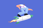 Business people set. Startup concept, a Person Illustration by PaperTrident (Thumbnail 13 of 13)