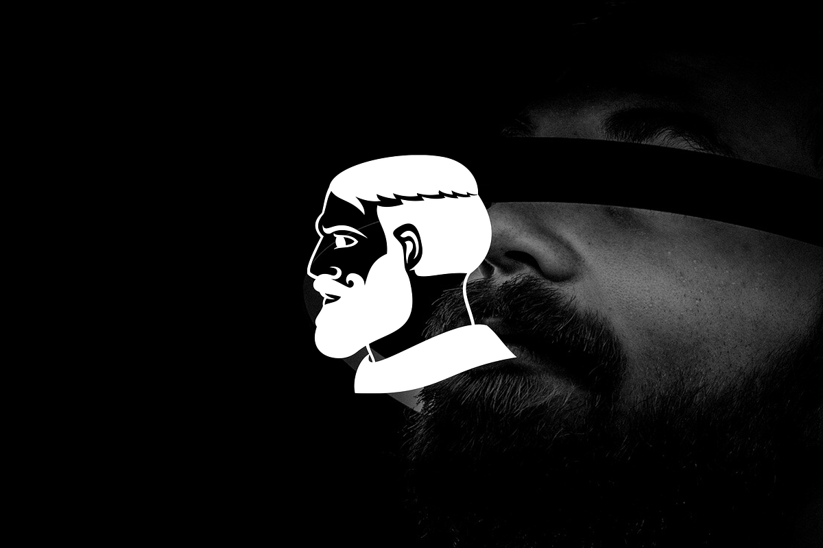 Minimalist Modern Beard Man Logo, a Branding & Logo Template by Luxury Logos (Photo 2 of 4)