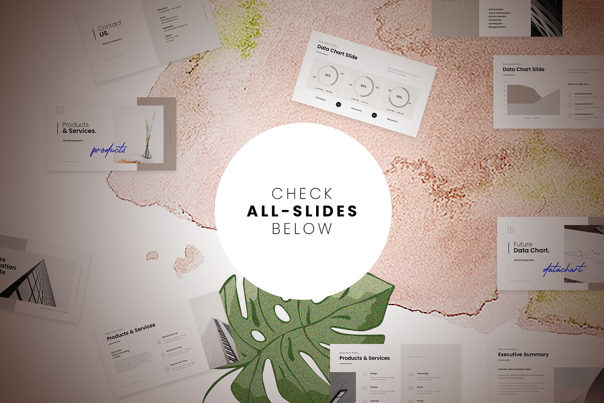 Business Plan PowerPoint Template, a Presentation Template by GoldenPixelStudio (Photo 6 of 27)
