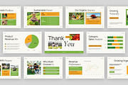 Organic Food Agriculture Product, a Presentation Template by Loin Studio (Thumbnail 4 of 4)