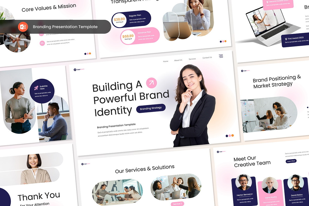 Branding Presentation PowerPoint, a Presentation Template by Antstheme (Photo 1 of 2)