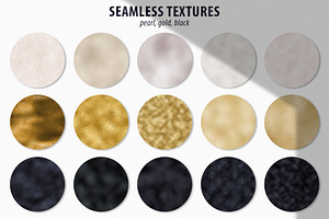 Textures & Patterns Bundle - Noir