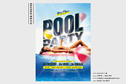 Pool Party Flyer / Poster, a Flyer Template by Mariux (Thumbnail 2 of 2)
