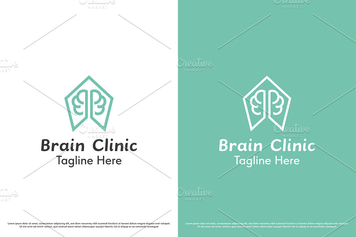 Brain Clinic Logo Design Template, a Branding & Logo Template by Morvana Crew