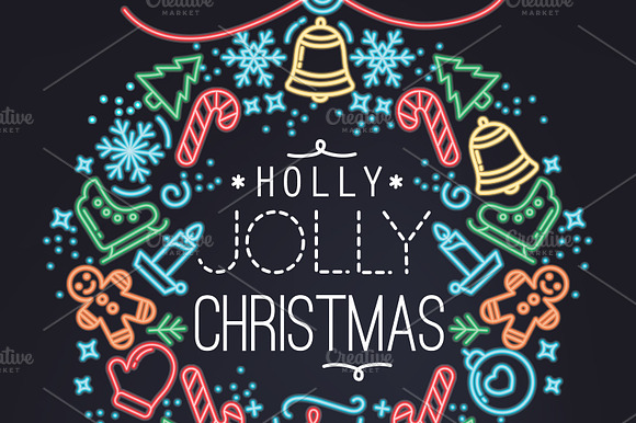 Christmas Flat Symbols