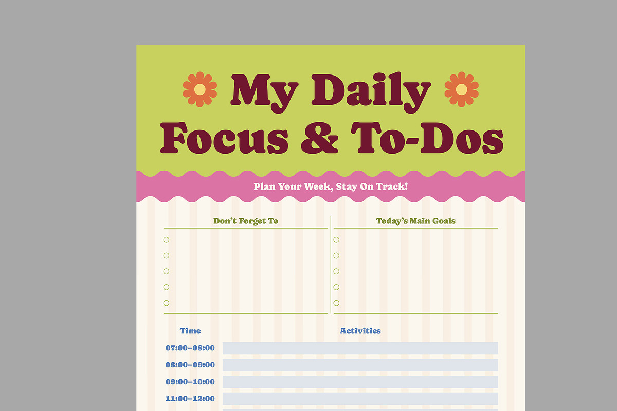 Student Planner, a Stationery Template by Neermana (Photo 3 of 4)