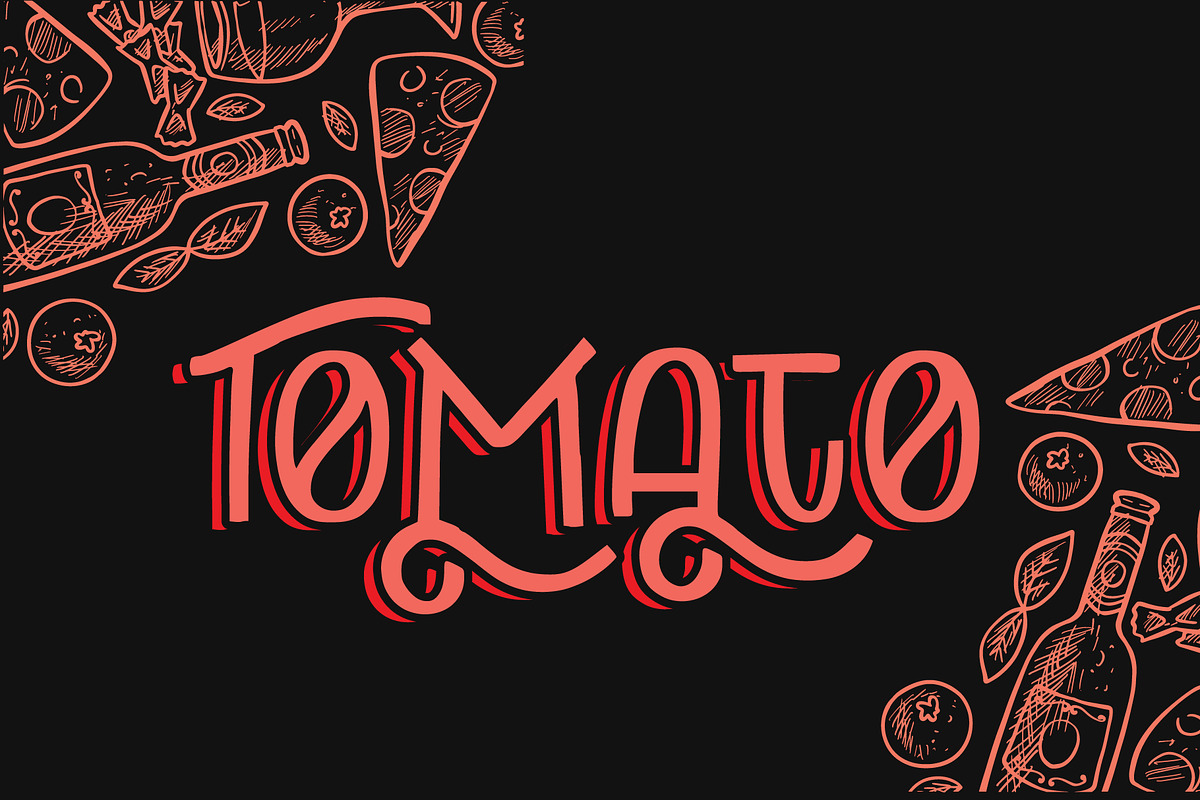 carbonara, a Slab Serif Font by Mariyana (Photo 5 of 5)