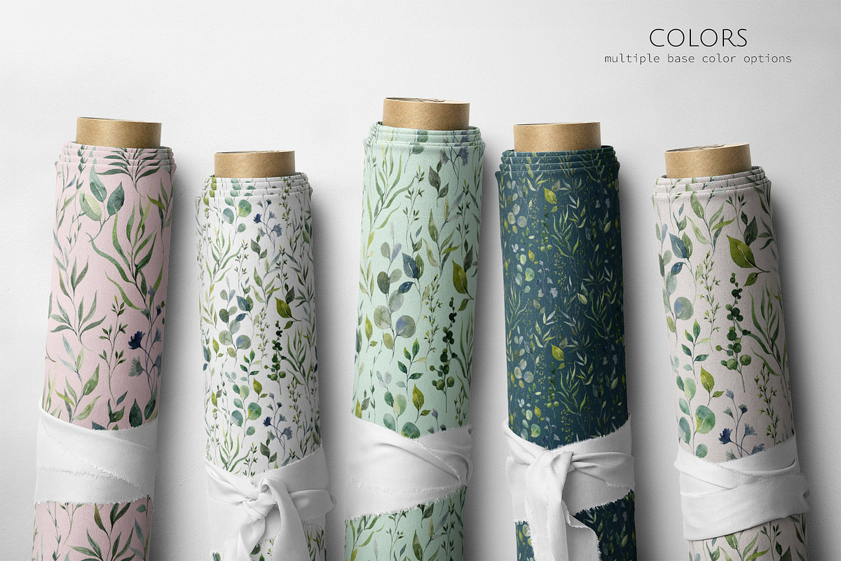 Eucalyptus. Watercolor collection., a Pattern Graphic by HannaStudio (Photo 4 of 9)
