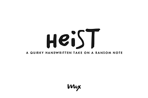 Heist A Handwritten Take On Ransom