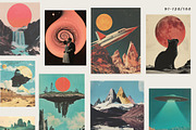 RETRO SURREAL PRINTS, a Background Graphic by Lana Elanor (Thumbnail 8 of 9)