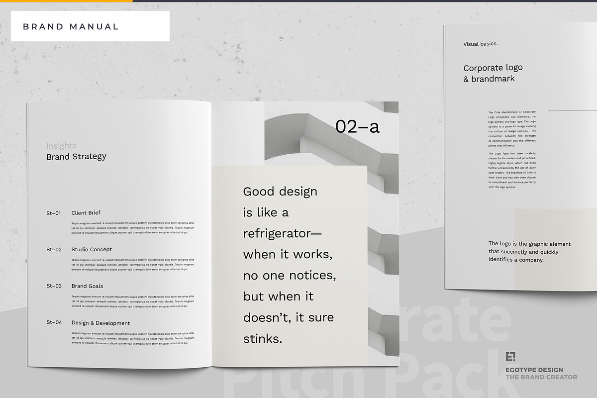 Circle Brand Manual Guidelines, a Brochure Template by Egotype (Photo 5 of 23)