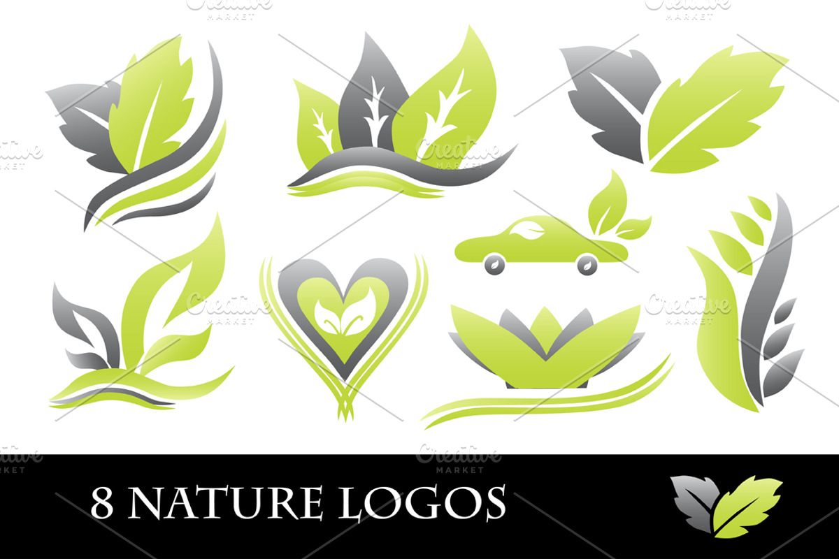 8 Nature Logos