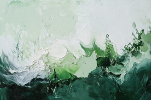 Abstract artwork featuring sage gree, a Photo by Iftikhar Alam