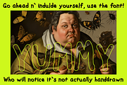 Hand Drawn Font Komique Sans, a Handwritten Font by That That Creative (Thumbnail 6 of 14)