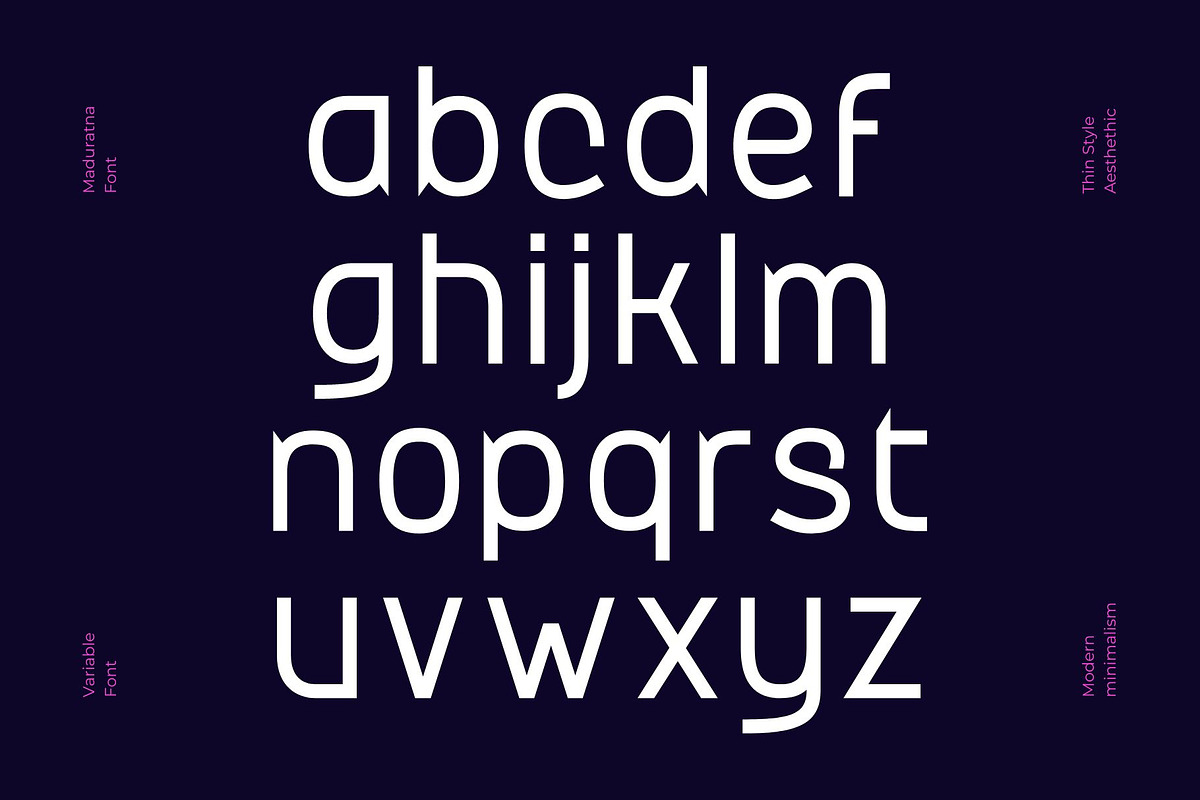 Maduratna - Modern Sans Serif, a Sans Serif Font by Nirmana Visual (Photo 4 of 8)