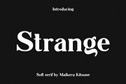 Strange - Soft Serif, a Serif Font by Mikhail Kitsune (Thumbnail 9 of 11)