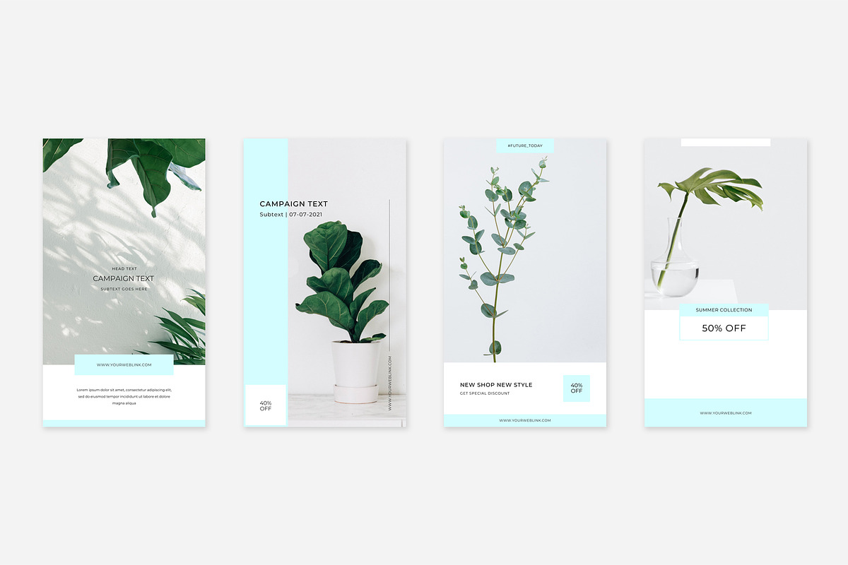 Light CANVA Instagram Stories Pack, a Social Media Template by Swiss_cube (Photo 2 of 10)