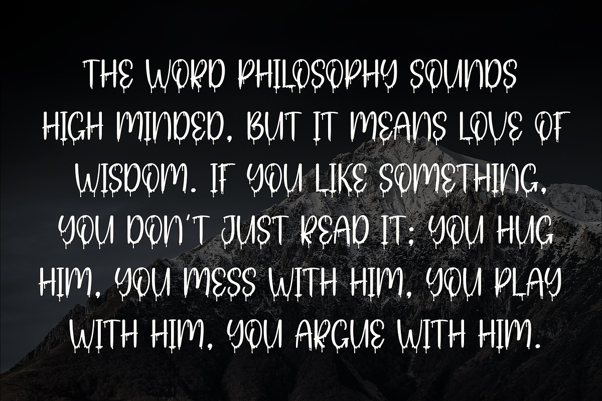 Quick Horor | Script Font, a Script Font by Scratchones (Photo 6 of 8)