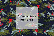 Winter Holiday Foliage, an Illustration by Shiny Penny Studio (Thumbnail 4 of 10)