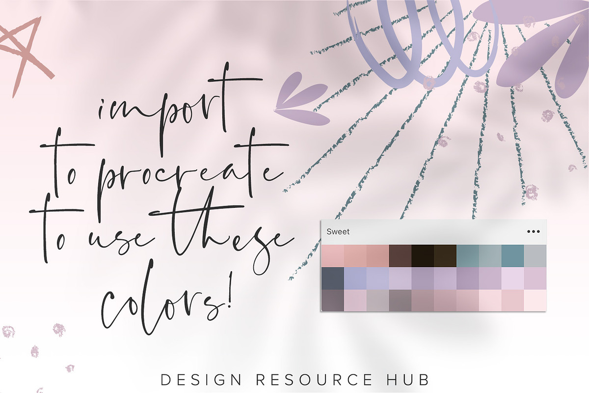 Sweet Procreate Palette, a Palette Add-On by Design Resource Hub (Photo 3 of 3)