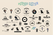 Psychic Sister Mystic Logo Brand Kit, a Branding & Logo Template by Dynamo Ultima (Thumbnail 13 of 21)