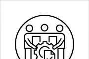 42 Corporate Procurement Team Icon, an Outline Icon by adenpinkstore (Thumbnail 7 of 16)