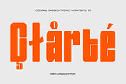 CS Central – Condensed Font, a Sans Serif Font by Craft Supply Co. (Thumbnail 3 of 8)