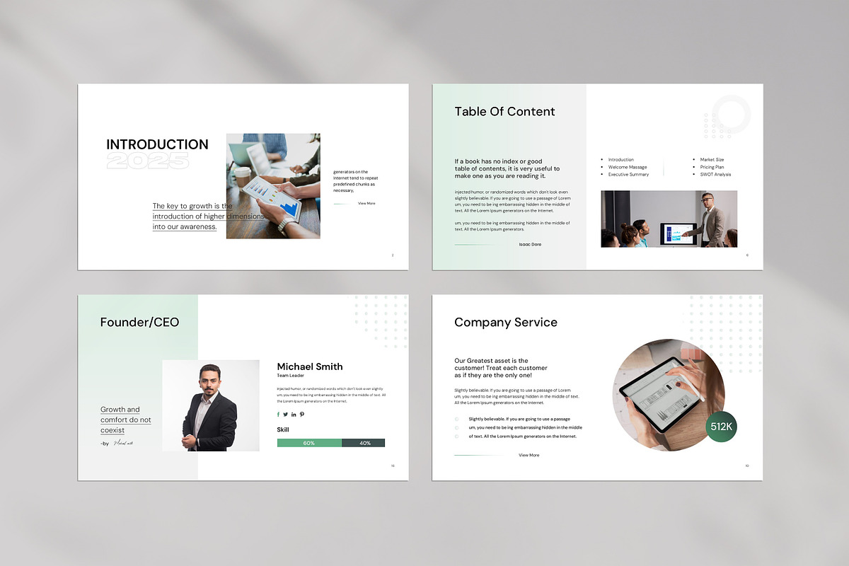 Simple Pitch Deck Presentation, a Presentation Template by evgenystudio (Photo 3 of 8)
