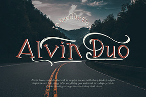 Alvin Duo - 5 Font styles