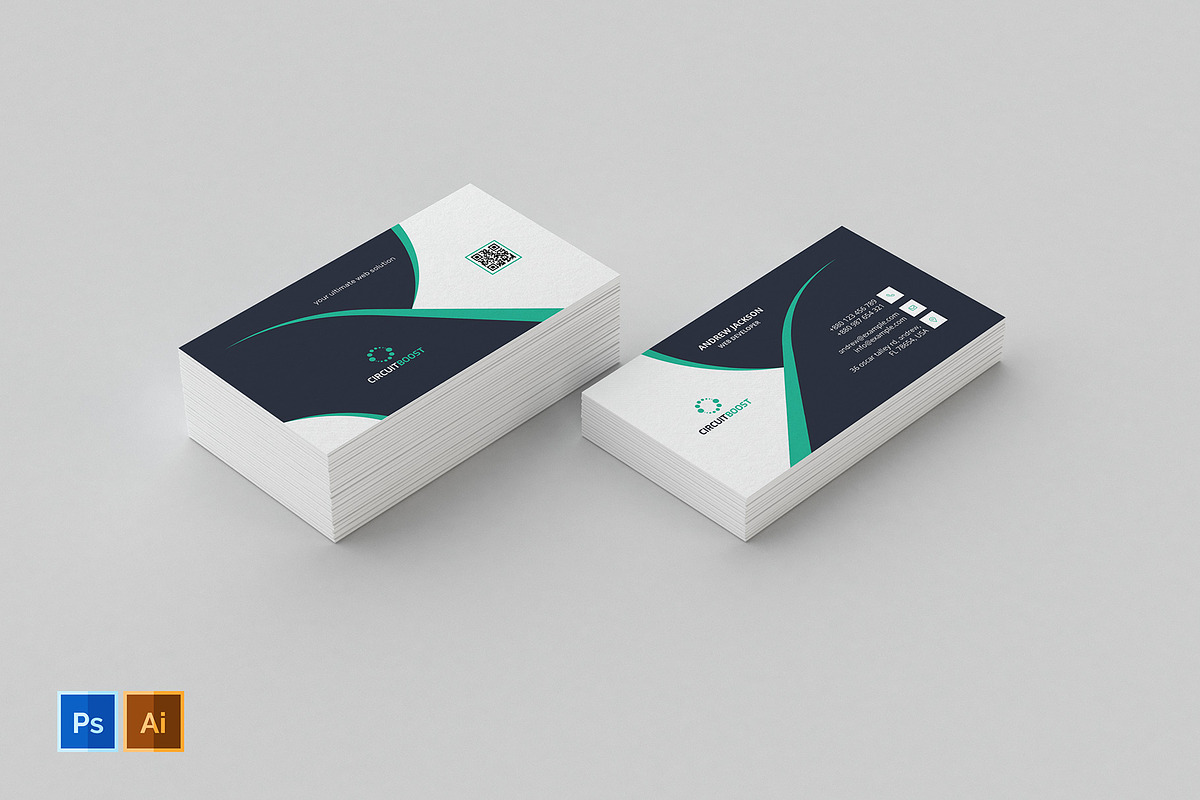 Business Card Template 56, a Business Card Template by BdThemes (Photo 3 of 4)
