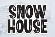 Snow House | Script Font, a Script Font by Scratchones (Thumbnail 1 of 8)