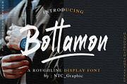 Bottamon, a Handwritten Font by NTC Graphic (Thumbnail 1 of 12)