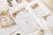 Bohemian Dried Foliage Wedding Suite, an Invitation Template by BlueRobinDesignShop (Thumbnail 8 of 17)