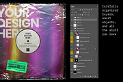 Vinyl Record Mockup, a Packaging Mockup by BULBFISH (Thumbnail 4 of 10)