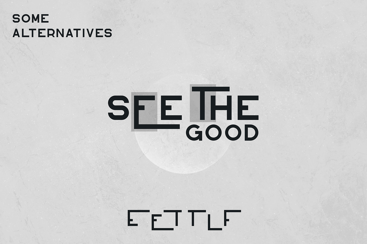 Knowhere - Display font family -50%, a Sans Serif Font by VP Fonts (Photo 9 of 10)