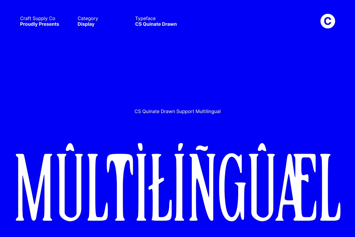 CS Quinate Drawn, a Serif Font by Craft Supply Co. (Photo 2 of 8)