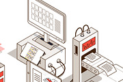 Product conveyor concept, an Object Illustration by Selektor (Thumbnail 2 of 3)