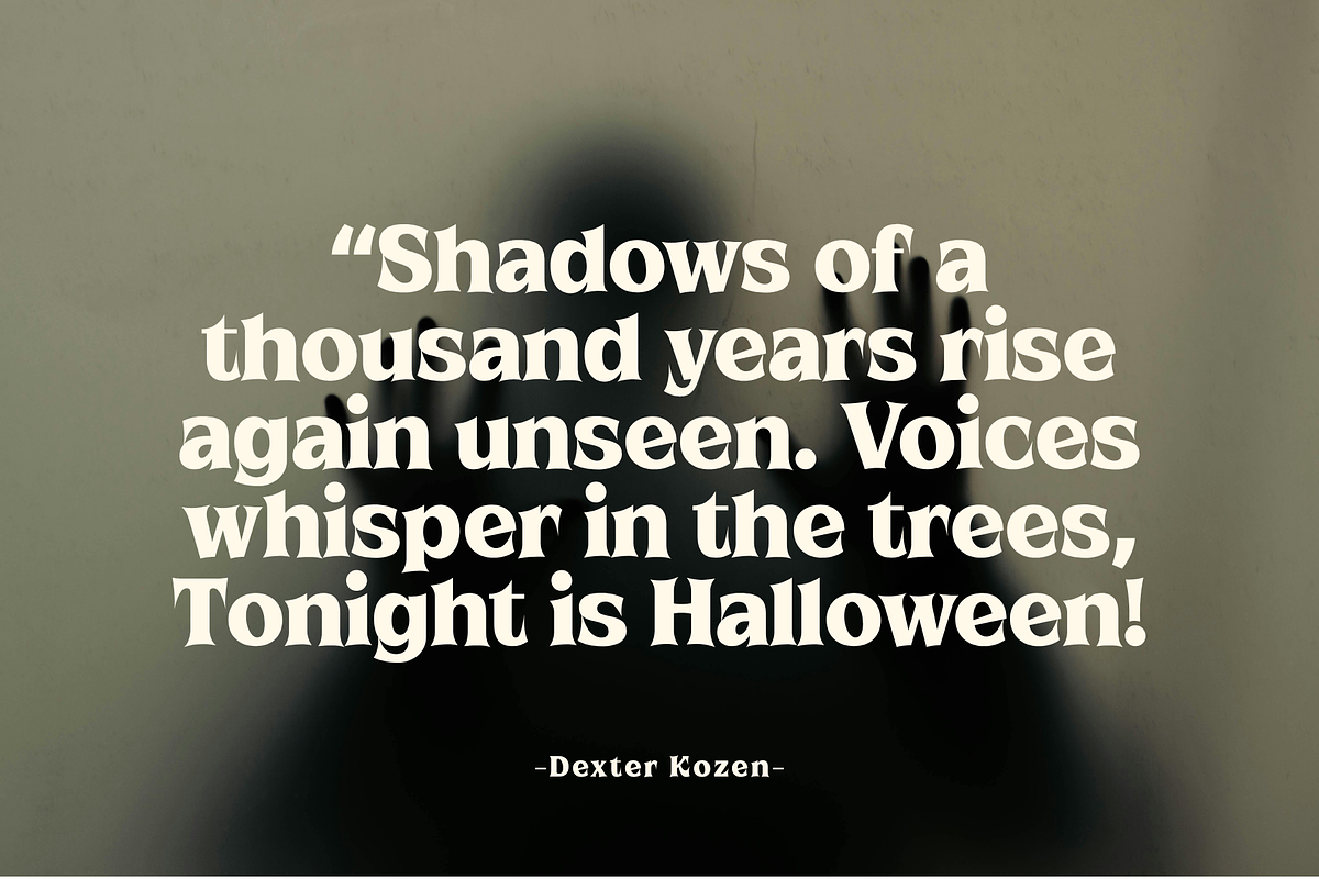 Wicked Mayhem, a Serif Font by Ainun Jinan (Photo 4 of 9)