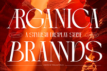 Arganica Stylish Display Serif