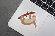 Jungle animals, sloth and leopard, an Animal Illustration by Fave Brush (Thumbnail 7 of 10)