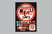 Business Lunch Menu vector designs., a Food Illustration by PoPaShop (Thumbnail 4 of 10)
