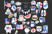4th of July Clipart Patriotic Images, a Person Illustration by GlamArtZhanna (Thumbnail 6 of 8)