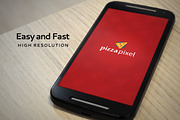 Mockup Moto G Easy Android Mockup, an iPhone Mockup by Pizza Pixel (Thumbnail 3 of 5)