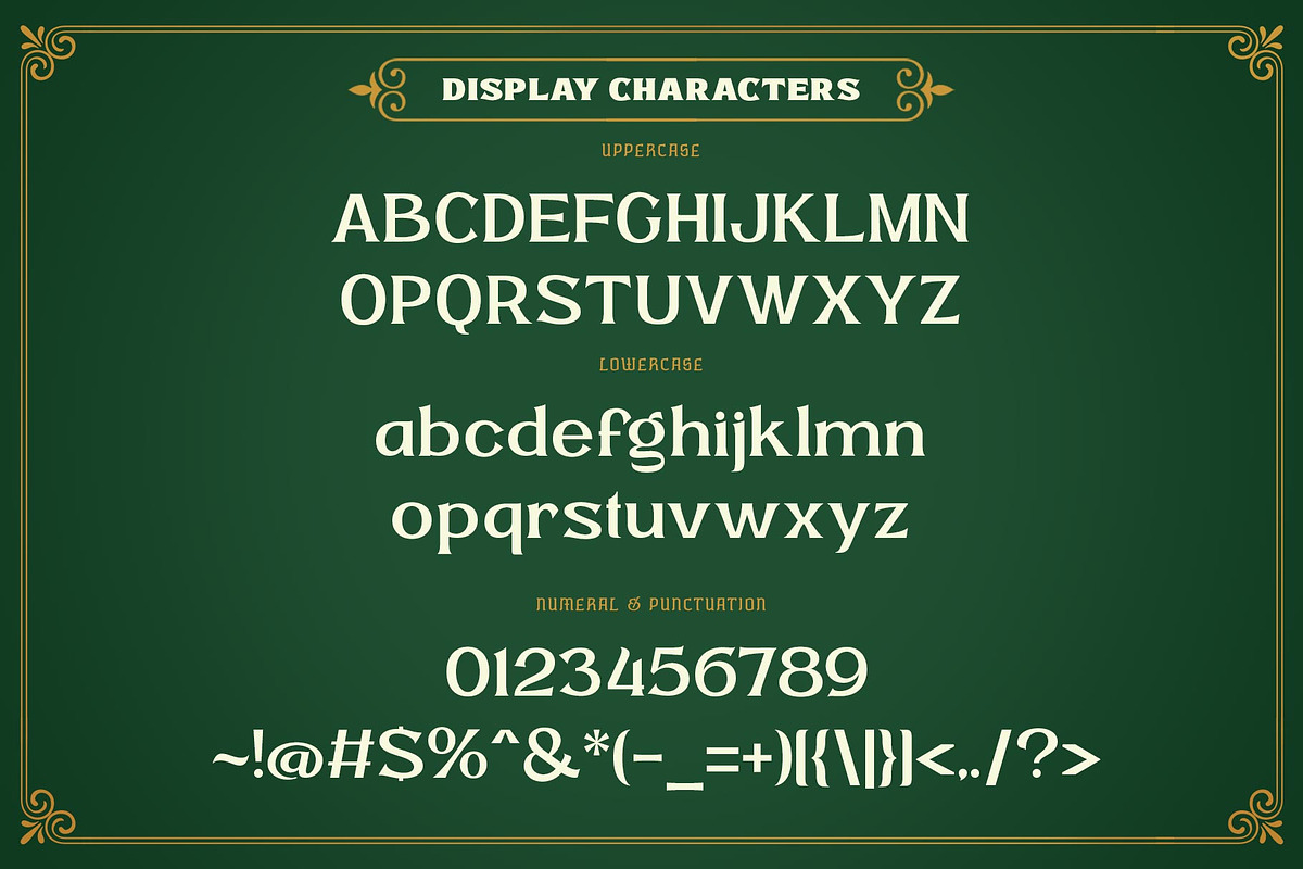 Brown Hunter Victorian Set, a Serif Font by alit design (Photo 21 of 32)
