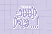 Purple Rain ~ Jolly Display Font, a Font by Orenari (Thumbnail 8 of 8)