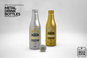 330ml Metal Drink Bottles Mockup, a Packaging Mockup by INCDesign (Thumbnail 5 of 6)