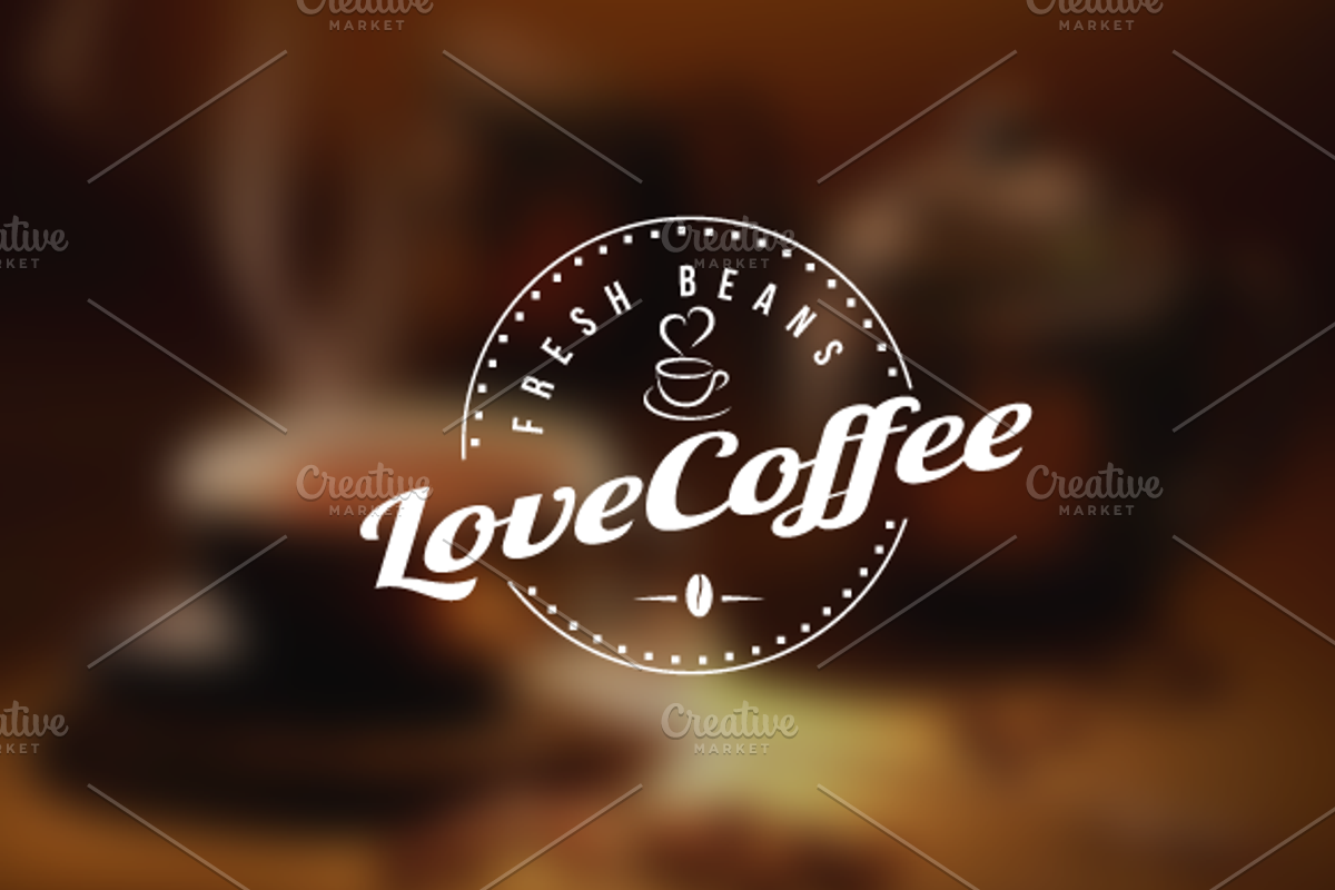 Coffee Retro Badges, Labels & Logos, a Branding & Logo Template by LovePowerDesigns (Photo 4 of 5)