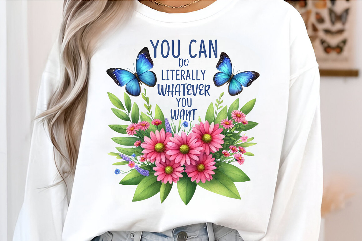 Vintage Flowers Sublimation Quotes, an Illustration by SinaCreation (Photo 7 of 19)