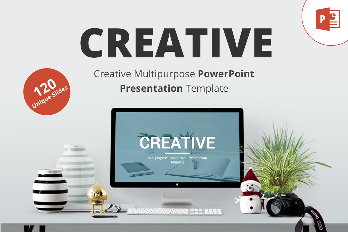 Creative PowerPoint Template, a Presentation Template by GraphicStan (Photo 1 of 23)